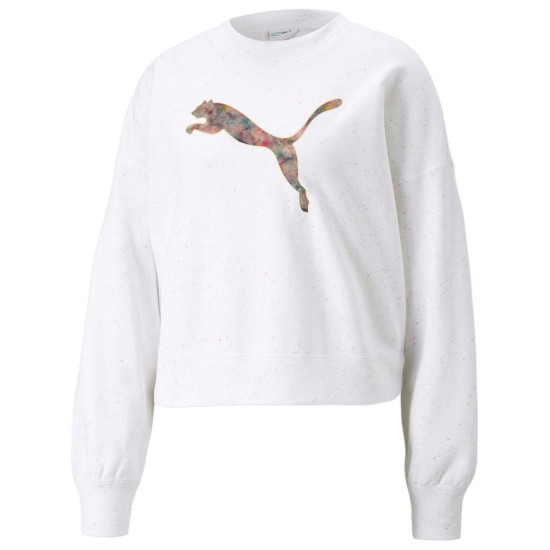Puma Γυναικείο φούτερ RE:Collection Oversized Crew TR